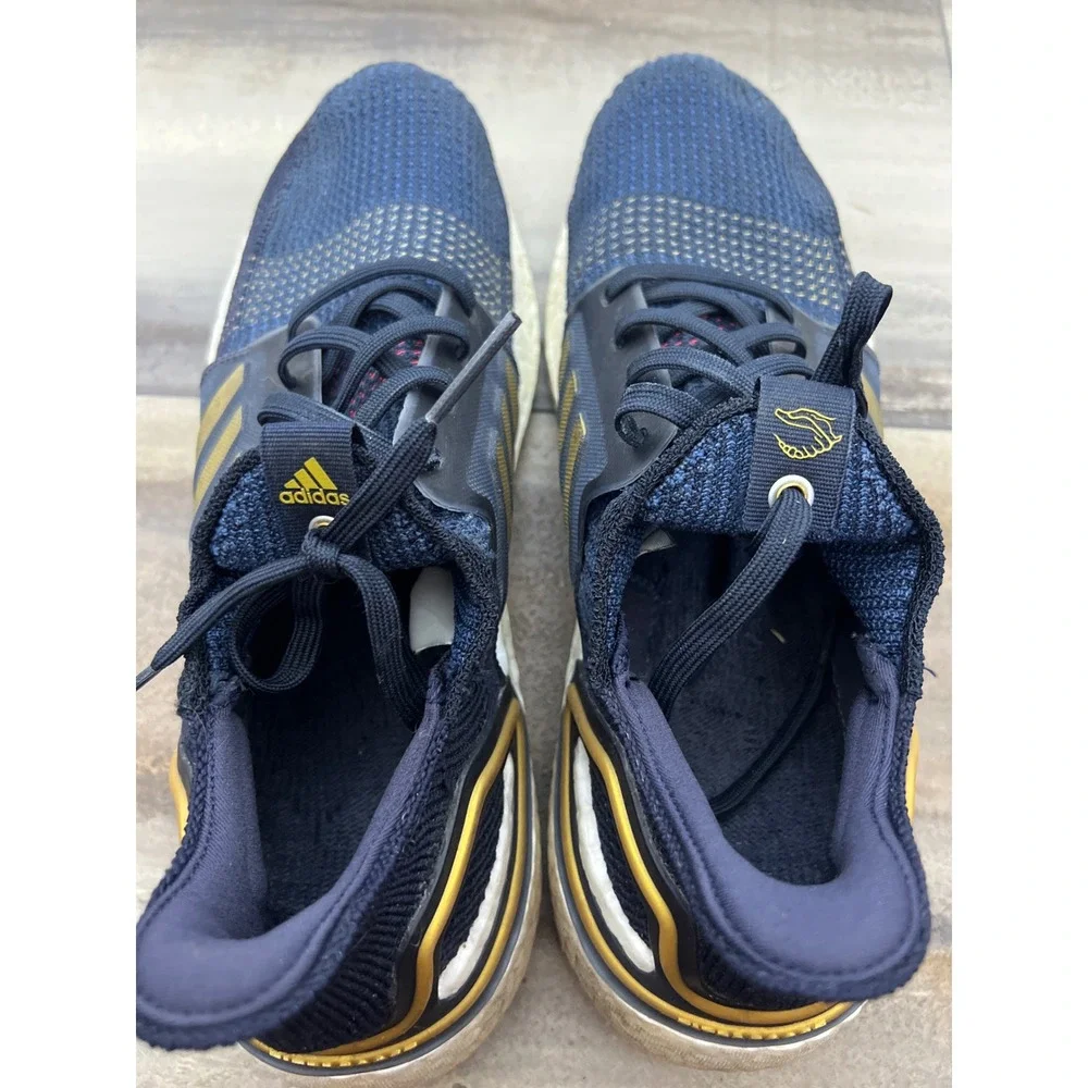 Adidas Ultraboost 2020 Men Navy Gold Road Running‎ Gym Athletic Shoes 10 FY0376